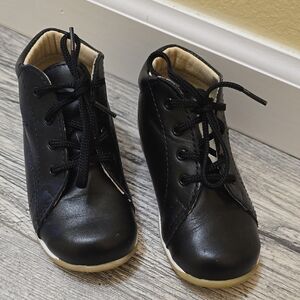 Stylish Black Baby Walker Shoes
